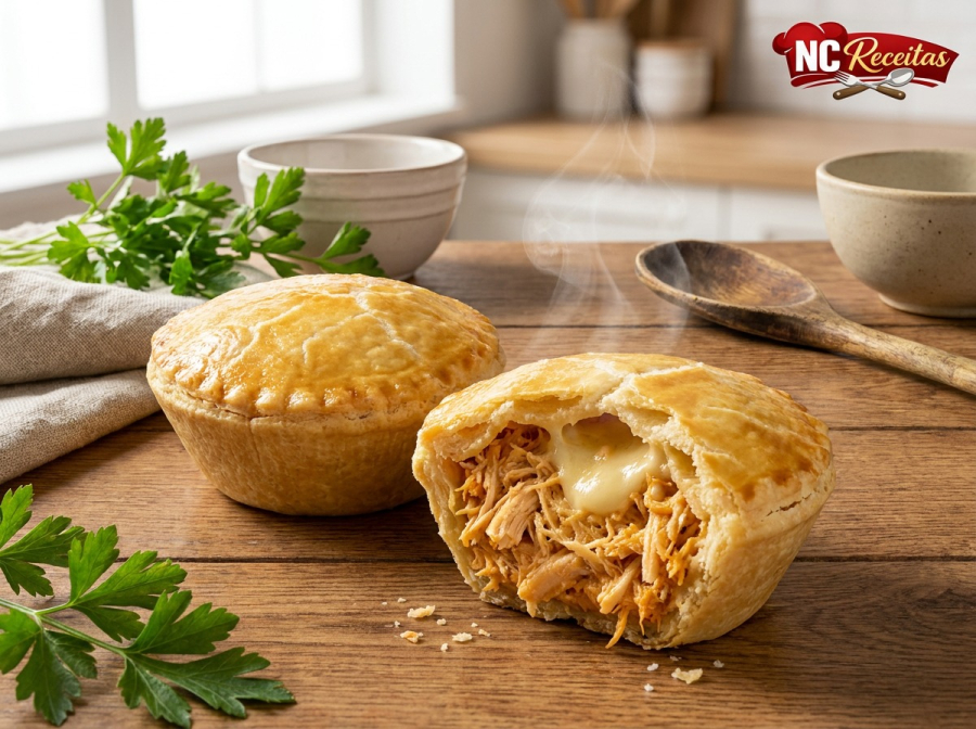Empada de Frango com Catupiry: A receita cremosa e irresistível que faz sucesso em qualquer ocasião