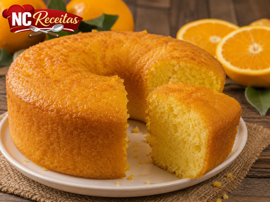 Bolo de Laranja Caseiro Fofinho: Receita simples, aromática e perfeita para o café da tarde